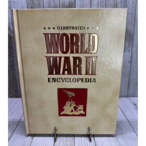 Vtg The Illustrated World War Two Encyclopedia by Eddy Bauer (Library Binding)